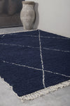 Handmade Beniourain rug - Berber rug - Wool rug - Trellis rug