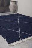 Handmade Beniourain rug - Berber rug - Wool rug - Trellis rug