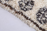 Moroccan berber rug 2.6 X 5.5 Feet - Boucherouite Rugs