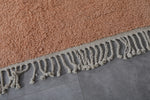 Moroccan Beige area rug - Custom Wool rug