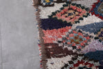 Colorful handmade moroccan berber rug 5.1 X 7.1 Feet