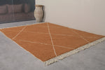 Moroccan Beni ourain rug Hand knotted rug Treliis