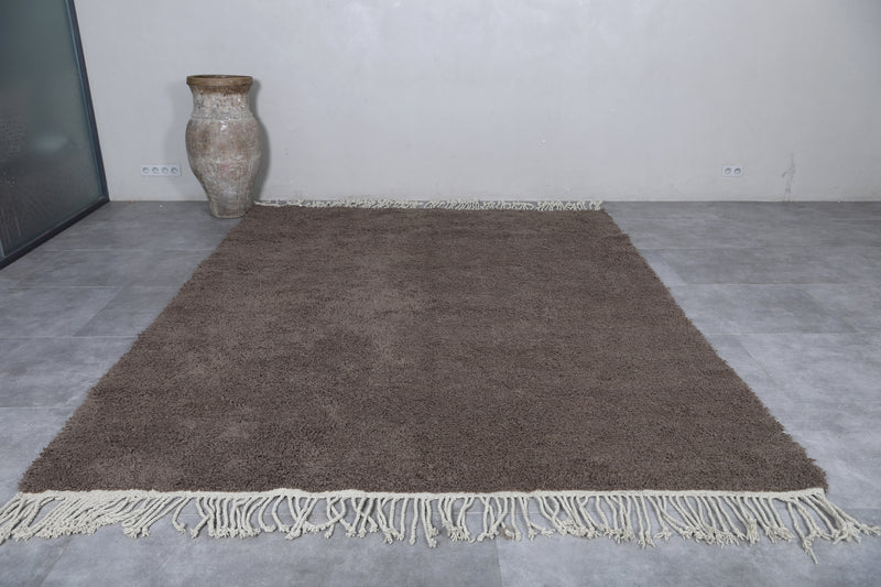 Custom Moroccan brown rug - Azilal area rug - custom moroccan rugs