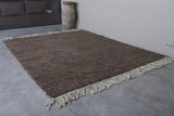 Custom Moroccan brown rug - Azilal area rug - custom moroccan rugs