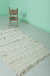 Wedding Berber Blanket 3.2 x 5.4 ft | Moroccan Handwoven Rug