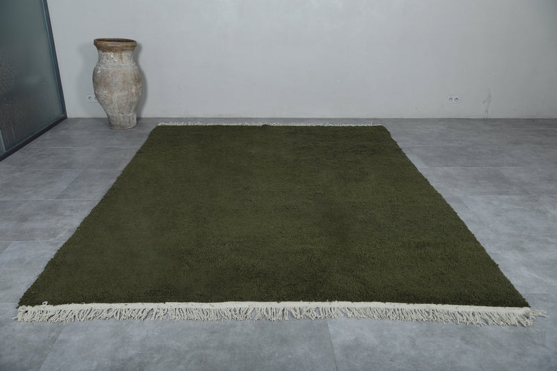 Beni Ourain green Moroccan rug - Custom Berber carpet - custom moroccan rugs