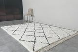 Handmade Beni ourain Moroccan rug - Custom rug - Wool rug