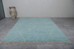 Blue sky Moroccan rug - Custom Beni ourain rug