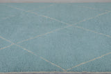 Blue sky Moroccan rug - Custom Beni ourain rug