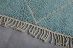 Blue sky Moroccan rug - Custom Beni ourain rug