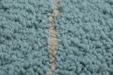 Blue sky Moroccan rug - Custom Beni ourain rug