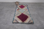 Moroccan rug 2.3 FT X 5.5 FT - Boucherouite rug