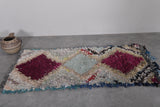 Moroccan rug 2.3 FT X 5.5 FT - Boucherouite rug