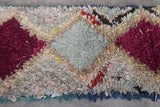 Moroccan rug 2.3 FT X 5.5 FT - Boucherouite rug