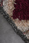 Moroccan rug 2.3 FT X 5.5 FT - Boucherouite rug