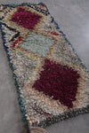 Moroccan rug 2.3 FT X 5.5 FT - Boucherouite rug