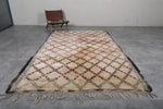 Vintage Moroccan Rug - 6.6 x 10.4 ft | Warm Toned Diamond Pattern