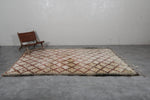 Vintage Moroccan Rug - 6.6 x 10.4 ft | Warm Toned Diamond Pattern