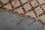 Vintage Moroccan Rug - 6.6 x 10.4 ft | Warm Toned Diamond Pattern