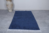 Blue Moroccan rug 4.3 X 7.3 Feet