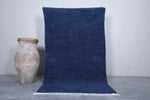 Blue Moroccan rug 4.3 X 7.3 Feet