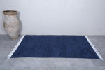 Blue Moroccan rug 4.3 X 7.3 Feet