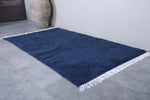 Blue Moroccan rug 4.3 X 7.3 Feet