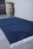 Blue Moroccan rug 4.3 X 7.3 Feet