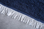 Blue Moroccan rug 4.3 X 7.3 Feet