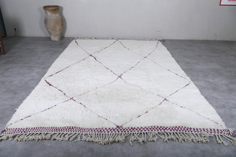 Moroccan Wool Tribal Rug - 8.4 x 13.2 Ft | Handwoven Masterpiece