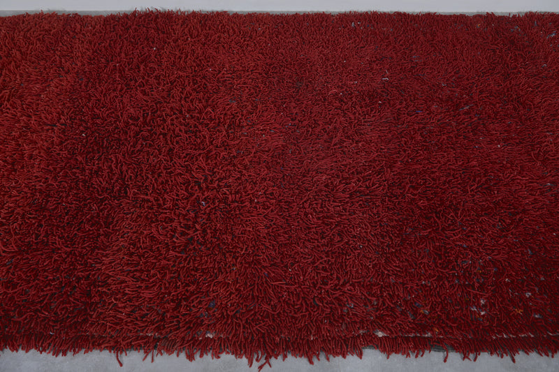 Moroccan Rug - Vibrant Red 6.5 x 11.5 Feet