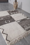 azilal vintage carpet 3.6 x 4.9 Feet - handmade rug