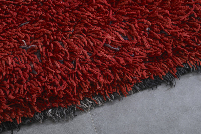 Moroccan Rug - Vibrant Red 6.5 x 11.5 Feet