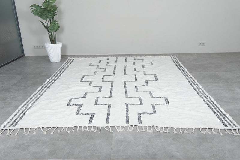 Hand-knotted Moroccan rug - Custom rug - Wool rug