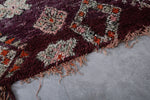 Moroccan Handmade Rug 5.8 x 9.9 Feet – Vintage Wool Berber Carpet