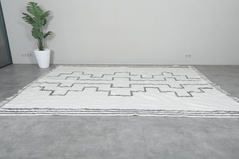 Hand-knotted Moroccan rug - Custom rug - Wool rug