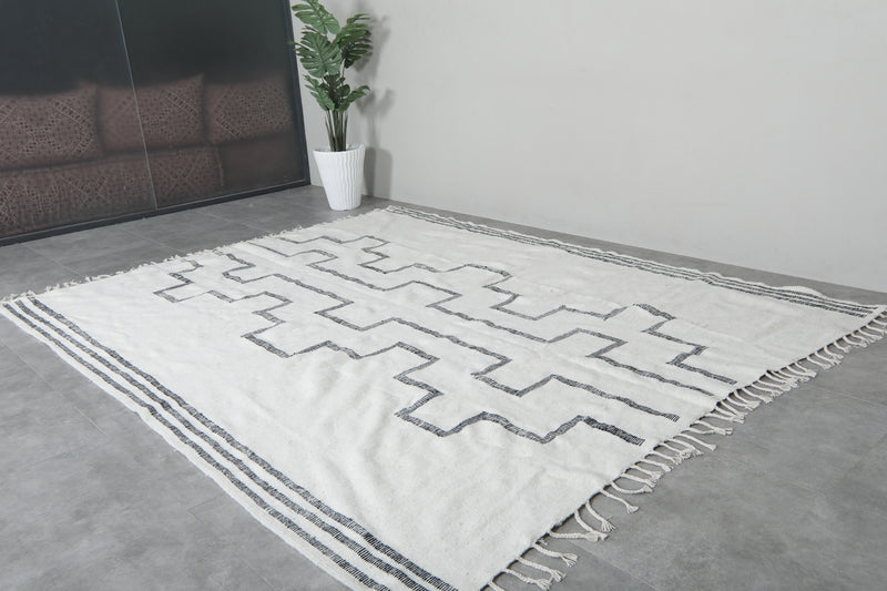 Hand-knotted Moroccan rug - Custom rug - Wool rug