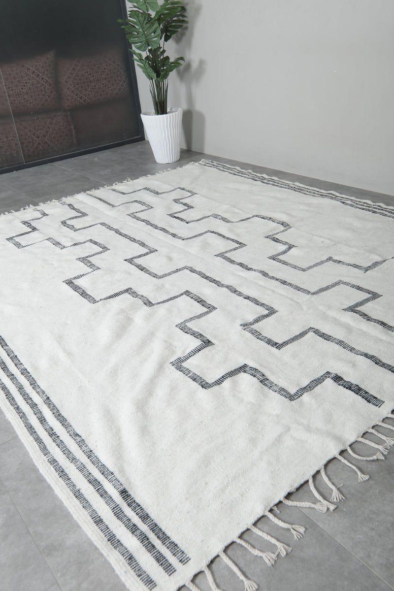 Hand-knotted Moroccan rug - Custom rug - Wool rug