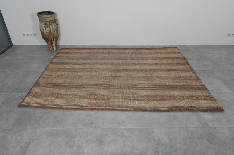 Handmade tuareg rug 6.1 FT X 8 FT