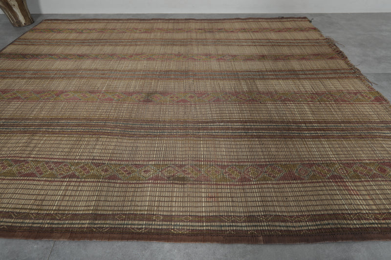 Handmade tuareg rug 6.1 FT X 8 FT