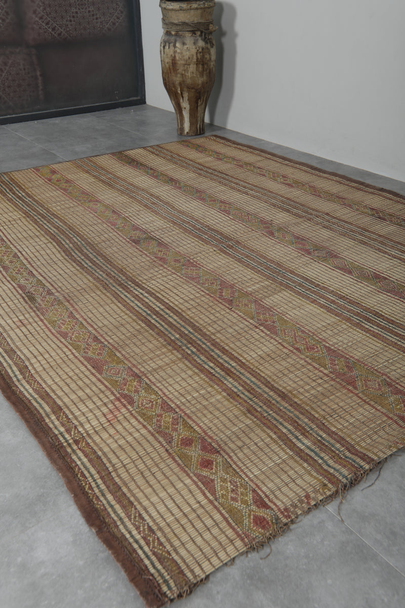 Handmade tuareg rug 6.1 FT X 8 FT