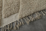 Beige Moroccan Rug - Custom rug - Wool rug