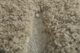 Beige Moroccan Rug - Custom rug - Wool rug