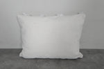 White Moroccan Wedding Pillow with Sequins - 16.5 x 20.8 Inches