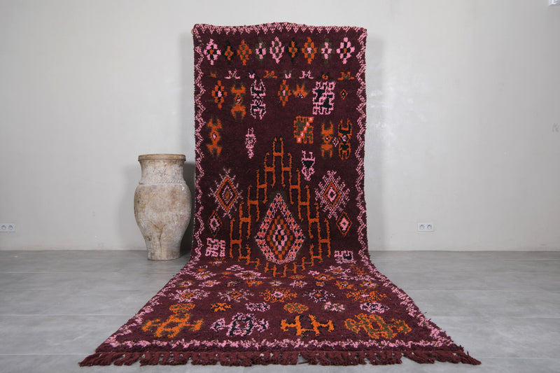 Moroccan Rug - 5x14.4 FT | Vintage Handwoven Berber Carpet