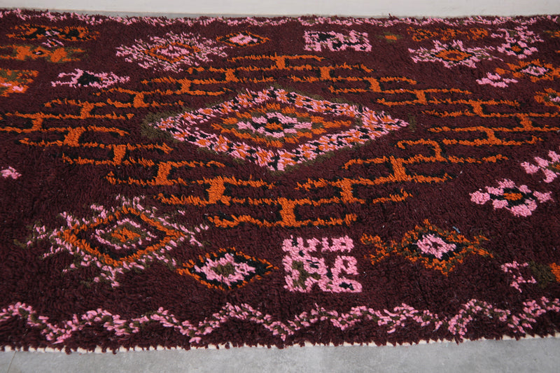 Moroccan Rug - 5x14.4 FT | Vintage Handwoven Berber Carpet