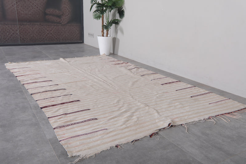 Handwoven Kilim Rug 4.9 FT X 7.8 FT – Artisan Craftsmanship