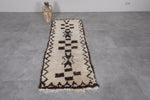 Vintage berber carpet 2.3 X 6.3 Feet - handmade rug