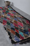 Moroccan Runner Rug Shag 2.4 X 7.9 Feet