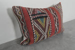 Vintage Moroccan Kilim Pillow - 15.7 x 22.8 Inches